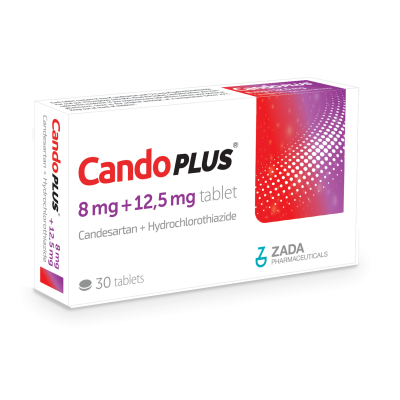 Cando PLUS  8mg + 12.5mg